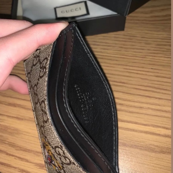 Tiger print GG Supreme card case - Picture 4 of 4